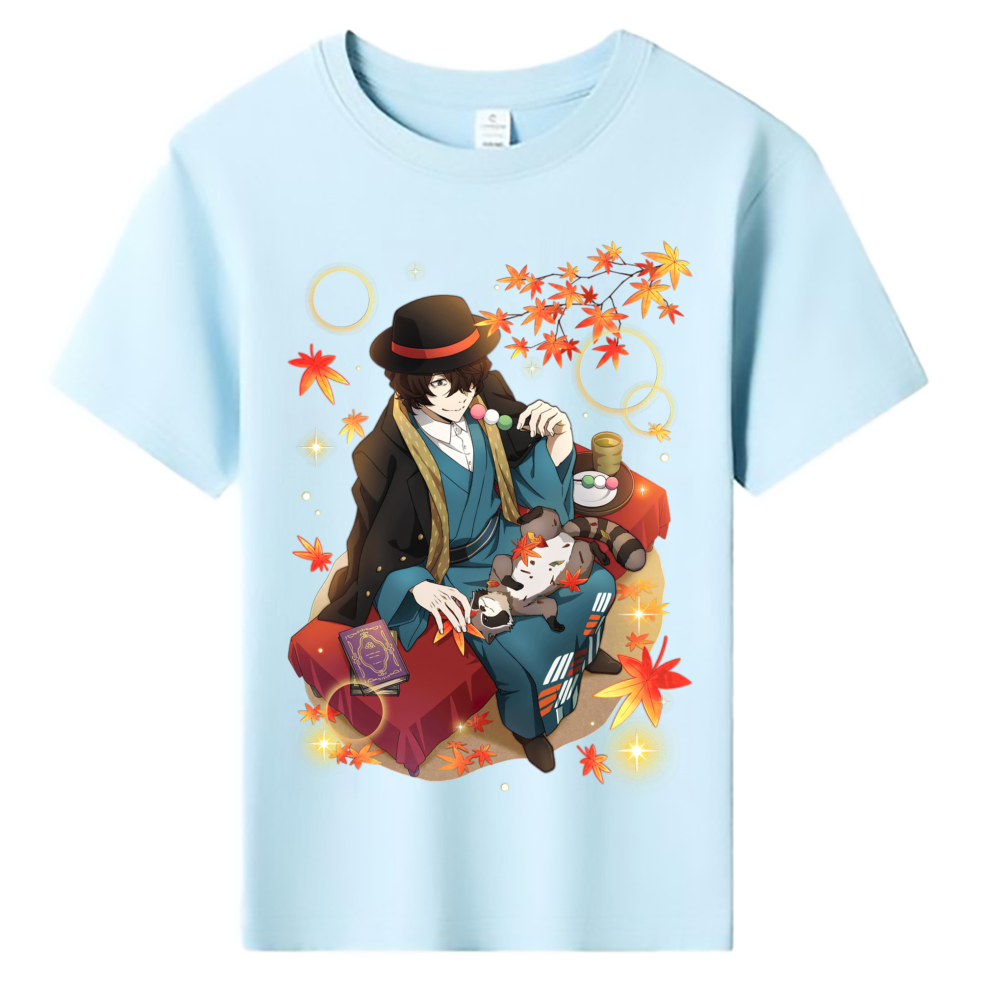 （画像用） 文豪ストレイドッグス Bungo Stray Dogs 綿100％キッズTシャツ（フロントプリント）